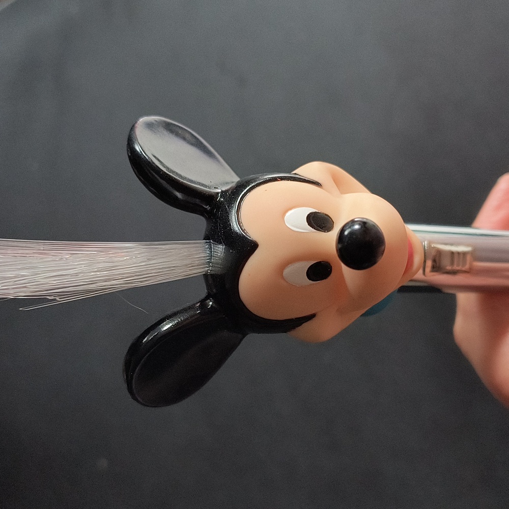 Vintage Disney Mickey Mouse Fiber Optic Light-up Wand